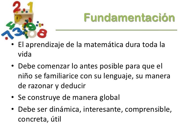 Matemáticas en el nivel inicial