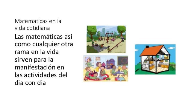 Matemáticas en la vida cotidiana