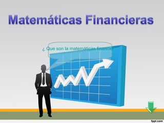 ¿ Que son la matemáticas financieras? 