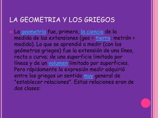 GEOMETRIA DE LobatchevskyBiografíaNikolai Ivanovich Lobatchevsky estudió en la Universidad de Kazan. Publicó por primera vez su teoría sobre el axioma de las paralelas en su obra Sobre los fundamentos de la geometría en el año 1829-1830, pero no fue plenamente aceptada hasta muchos años después. Su trabajo, tanto como el de Bolyai, se ignoró hasta aproximadamente 30 años después. El tema atrajo la atención gracias a que el nombre de Gauss proporcionó peso a las ideas cuando se hizo pública su correspondencia en 1855 después de su muerte. Fue en 1868 cuando Beltrami (1835-1900) obtuvo un modelo real donde se verificaban parte de las propiedades de la geometría de Lobatchevsky y la colocó en el mismo lugar que la euclídea. 