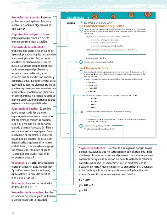 Respuestas Libro Del Maestro De Telesecundaria Segundo ...