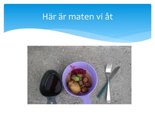Här är maten vi åt
 