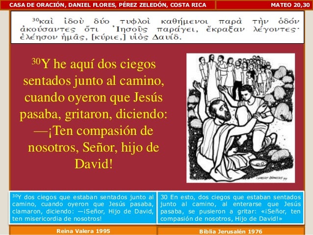 Resultado de imagen para mateo 20 30