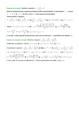 Mat equacao do segundo grau   parte i