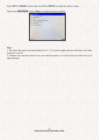 Master Tech Pas Instructions.pdf Master MST-3000 Motorcycle Diagnostic Scanner User manual | PDF