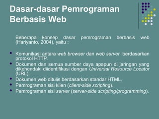 Materi-1 Dasar dasar Web-dan-HTML-php.ppt