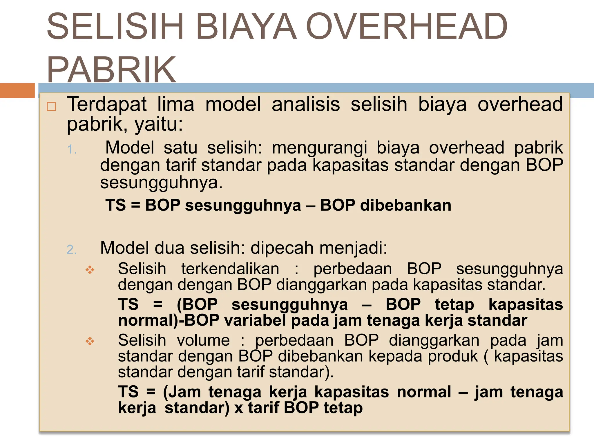 Perhitungan Biaya Standar-penetapan standar dan analisis varians.ppt