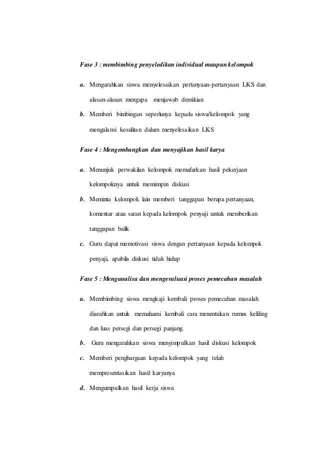 Makalah Model Pembelajaran Berbasis Masalah Problem Based Learning
