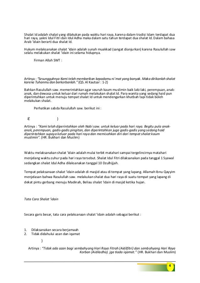 Bab I Materi Solat Sunnah