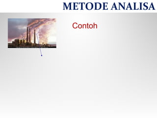 Contoh
METODE ANALISA
 