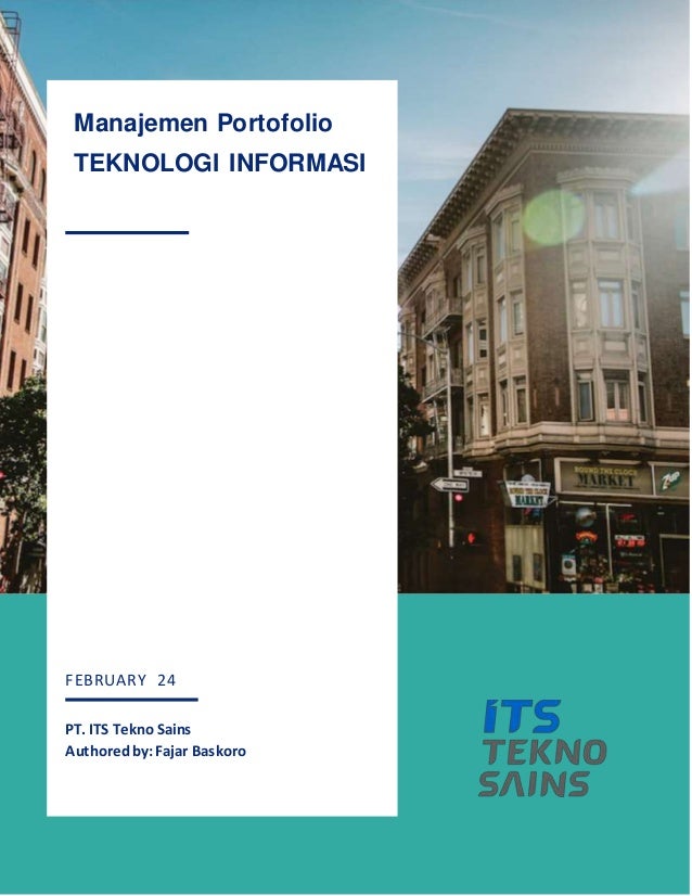 Materi 2 Manajemen Portofolio Teknologi Informasi