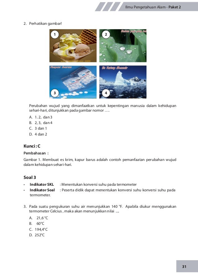 Materi pengayaan un ilmu pengetahuan alam smp m ts 2014