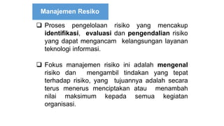 Materi 4-manajemen resiko ti | PPTX