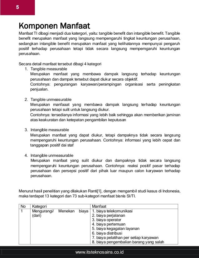 Materi Analisis Biaya Manfaat 1