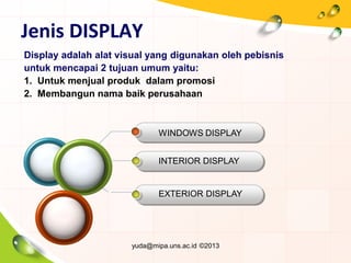 Teori Display Komunikasi Pemasaran | PDF