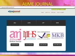 AIJME JOURNAL
 