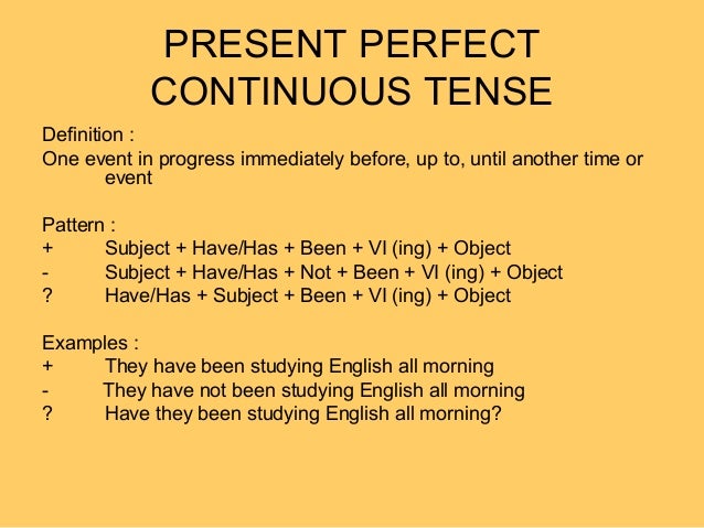 simple present