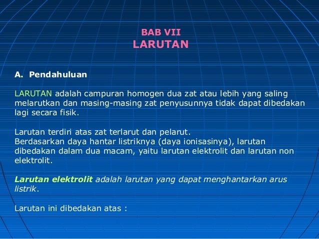 Materi kimia dasar