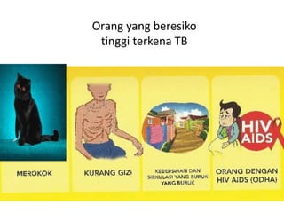 Orang yang beresiko
tinggi terkena TB
 