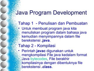 Materi pertemuan-2-java dan blue j | PPT