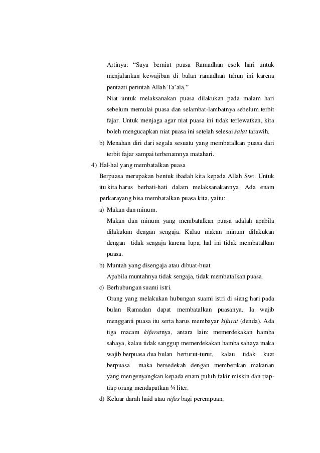 Materi puasa