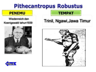 Wiedenreich dan
Koenigswald tahun1939

Trinil, Ngawi,Jawa Timur

 