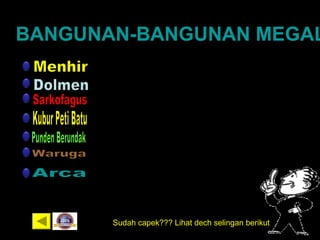 BANGUNAN-BANGUNAN MEGAL

Sudah capek??? Lihat dech selingan berikut

 