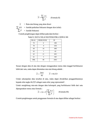 Materi statistik2 | PDF