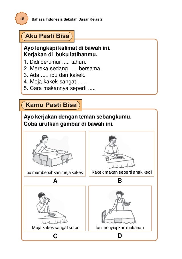  Bahasa  Indonesia  Kelas  2