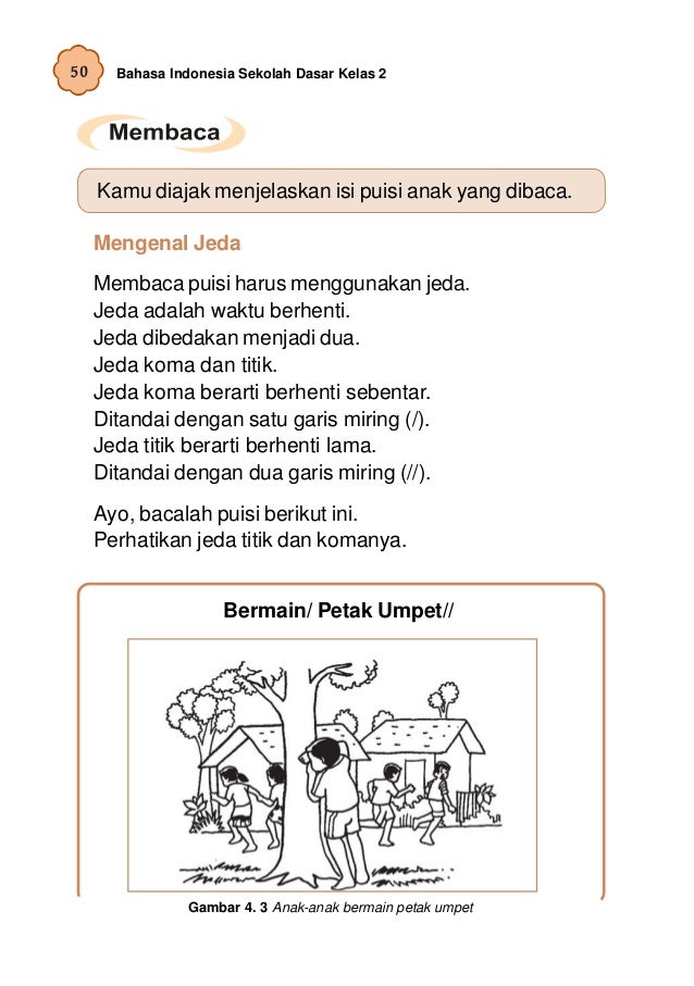 Pengertian Puisi Untuk Anak Sd Kelas 4 - KT Puisi
