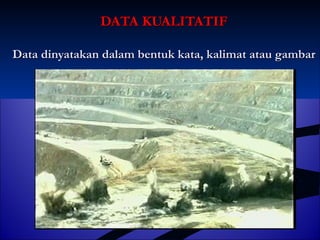 DDAATTAA KKUUAALLIITTAATTIIFF 
DDaattaa ddiinnyyaattaakkaann ddaallaamm bbeennttuukk kkaattaa,, kkaalliimmaatt aattaauu ggaammbbaarr 
 