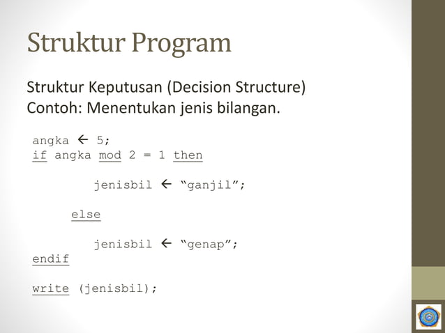 Materi 1 pemrograman prosedural | PPTX