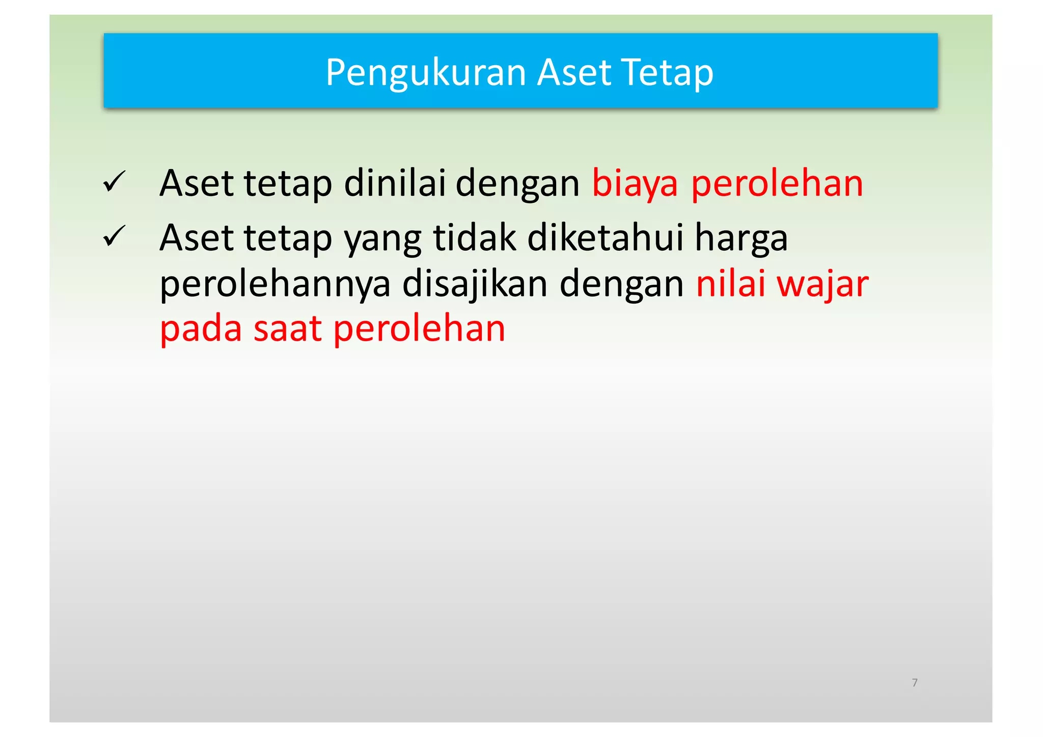 Akuntansi Aset Tetap dan KDP | PDF