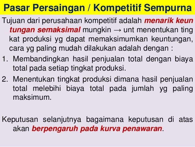 Cara Mencari Laba Maksimum Pencari Soal