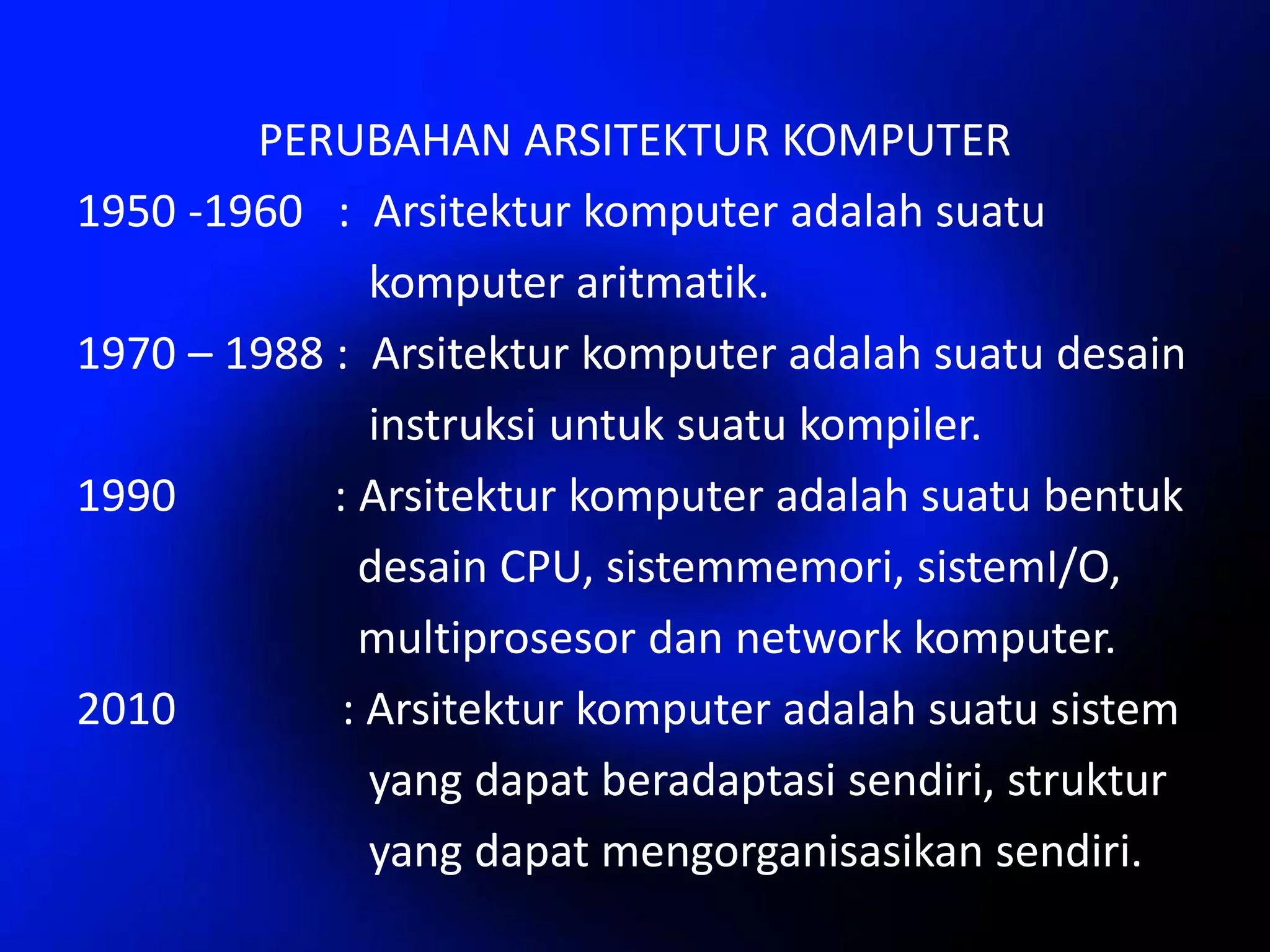 Organisasi Komputer | PPTX