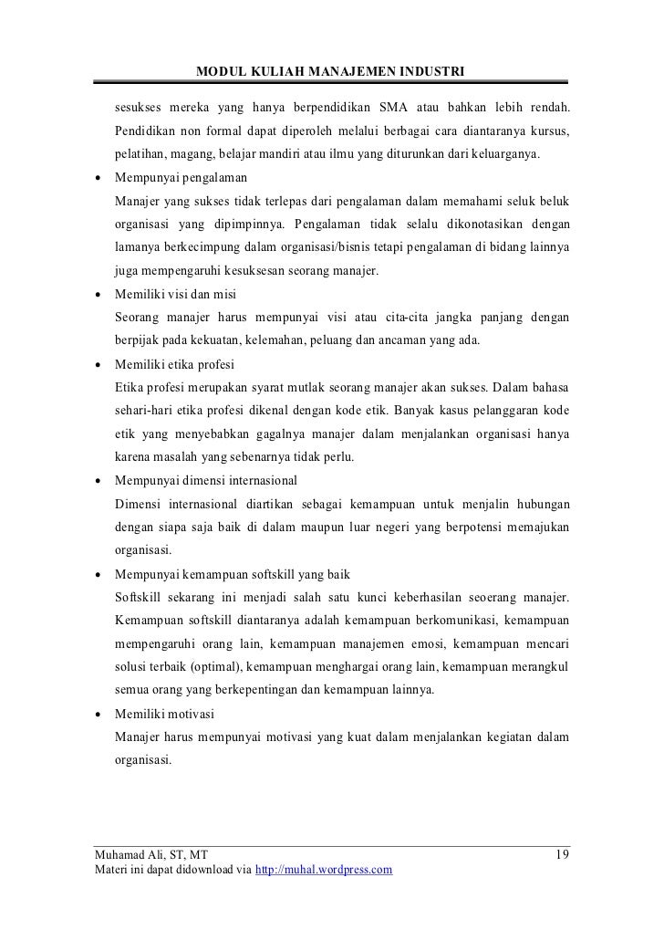 Materi 1 manajemen dan organisasi