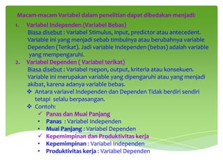 Materi 1 (penelitian dan statistika) | PPTX