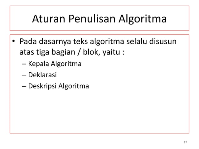Materi 2. pengertian dasar algoritma | PPT