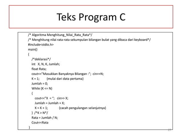 Materi 2. pengertian dasar algoritma | PPT
