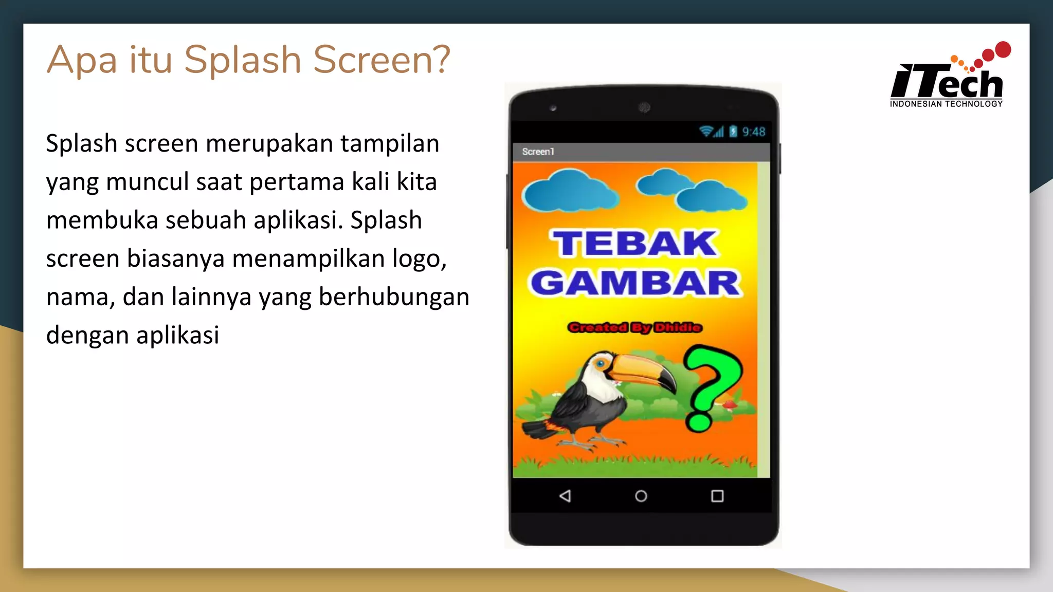 Slash Screen.pdf Materi 2.2 membuat splash screen atau cover dan screen di app inventor ...