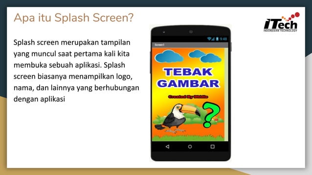 Materi 2.2 membuat splash screen atau cover dan screen di app inventor ...
