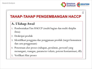 Hazard Analysis and Critical Control Points (HACCP) | PDF