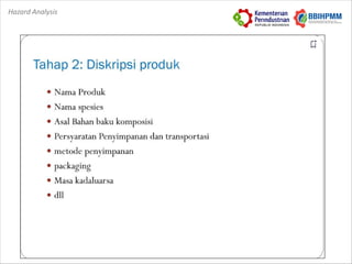 Hazard Analysis and Critical Control Points (HACCP) | PDF