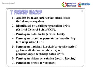 Hazard Analysis and Critical Control Points (HACCP) | PDF