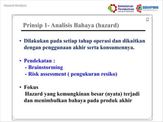 Hazard Analysis and Critical Control Points (HACCP) | PDF