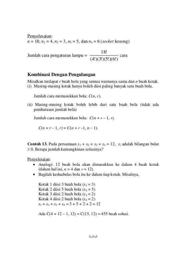 Matematika Diskrit kombinatorial