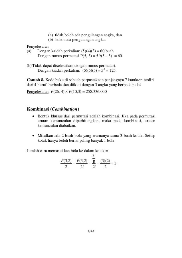 Matematika Diskrit Kombinatorial