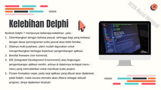 Comprehensive Introduction to Delphi Programming Language and Its ...