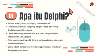 Comprehensive Introduction to Delphi Programming Language and Its ...