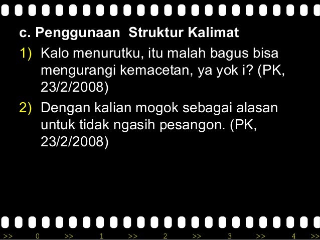 MATERI 2 Ragam Bahasa Indonesia MATERI 2 Ragam Bahasa Indonesia